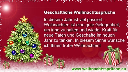 geschäftliche Weihnachtssprüche