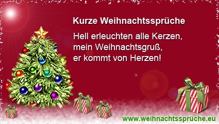 kurze Weihnachtssprüche