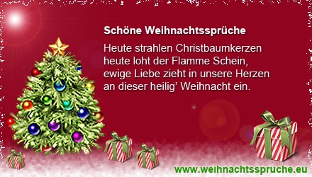 schöne Weihnachtssprüche