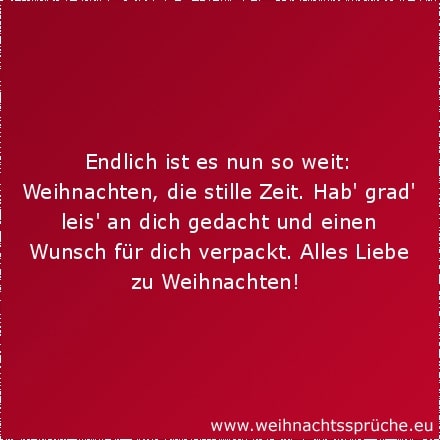 Weihnachtssprüche