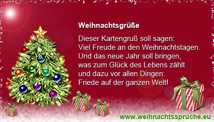 Weihnachtsgrüße